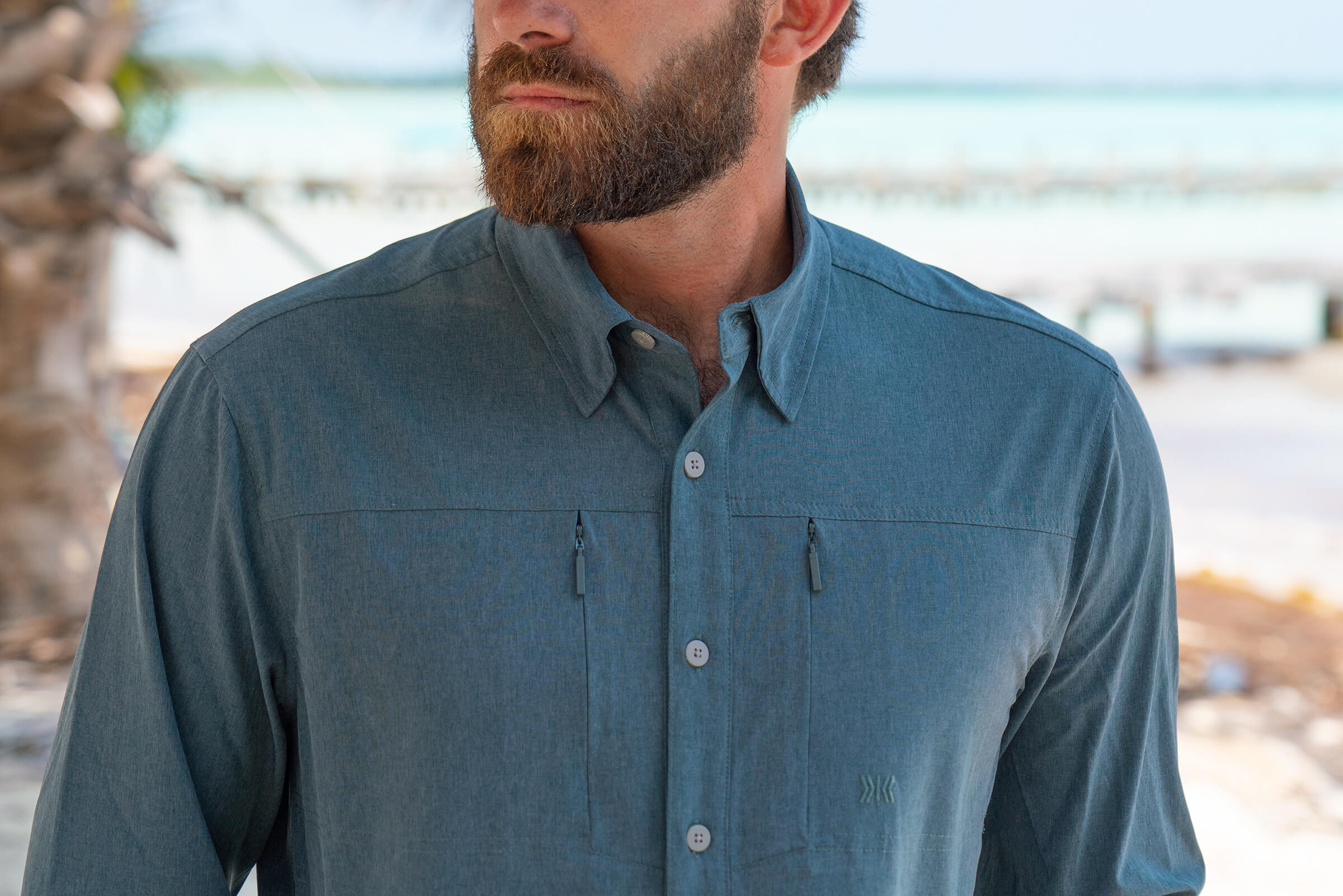 Chemise boutonnée Dakota Grizzly homme L nylon ventilé bleu ... - eBay Chemise boutonnée Dakota Grizzly homme L nylon ventilé bleu ... - eBay